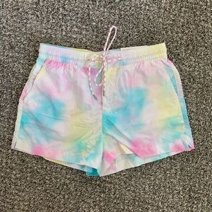 Tie Dye Nylon Shorts